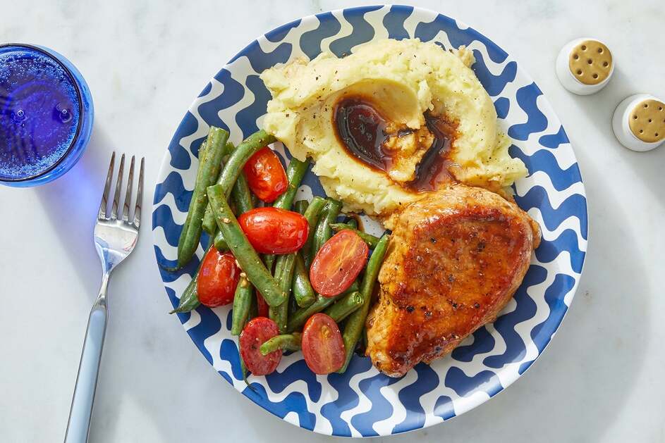 Hot Honey Butter-Glazed Pork