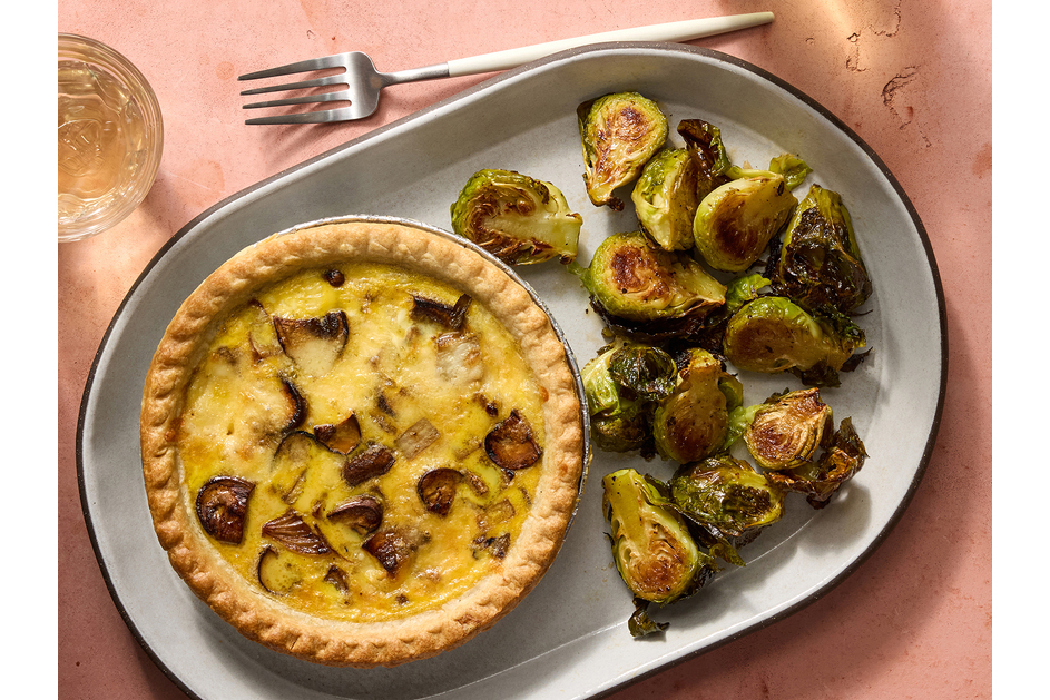 Smoked Gouda & Mushroom Quiche