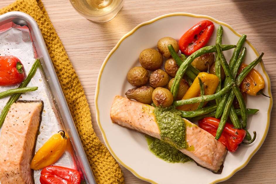 Roasted Salmon & Veggies