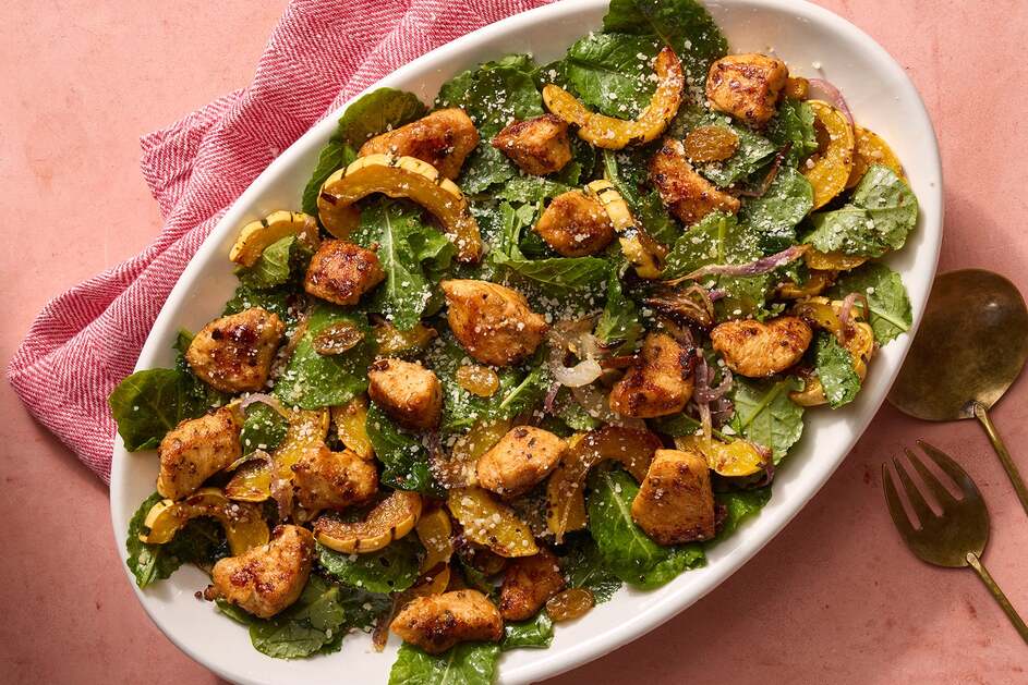 Chicken & Delicata Squash Salad