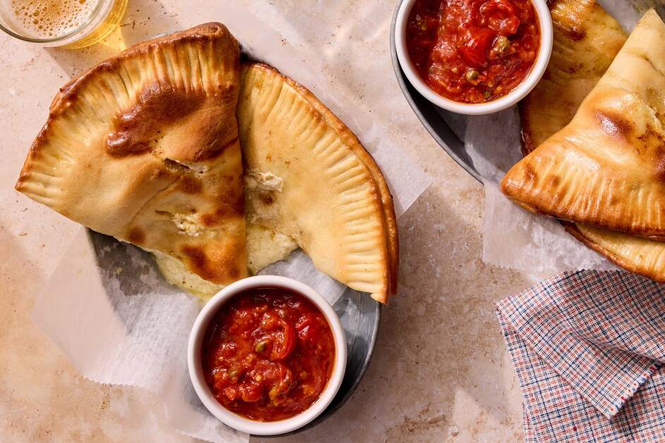 Four Cheese Calzones