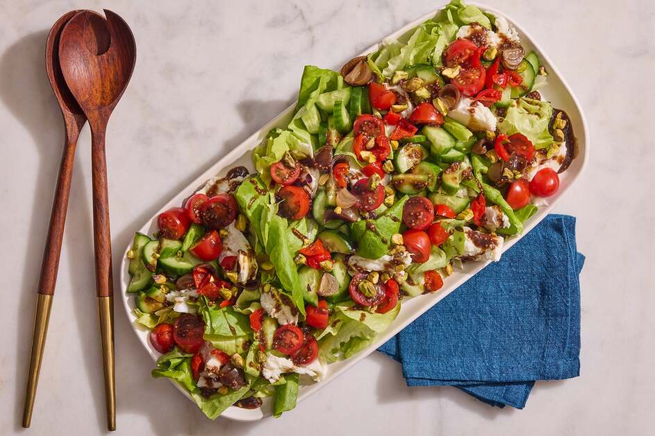 Tomato, Mozzarella & Cucumber Salad