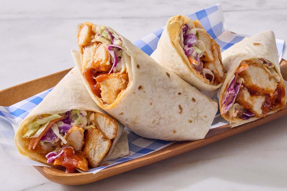 Honey-Buffalo Chicken Wraps
