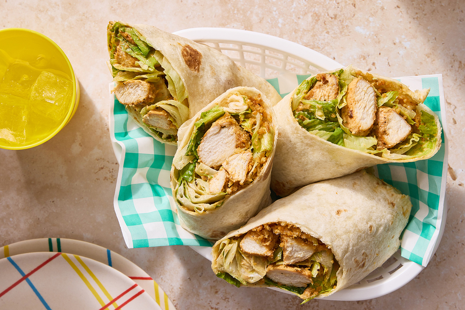 Chicken Caesar Wraps