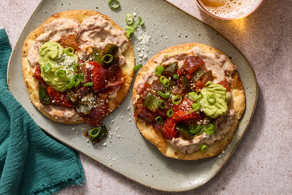 Chipotle Veggie Tostadas
