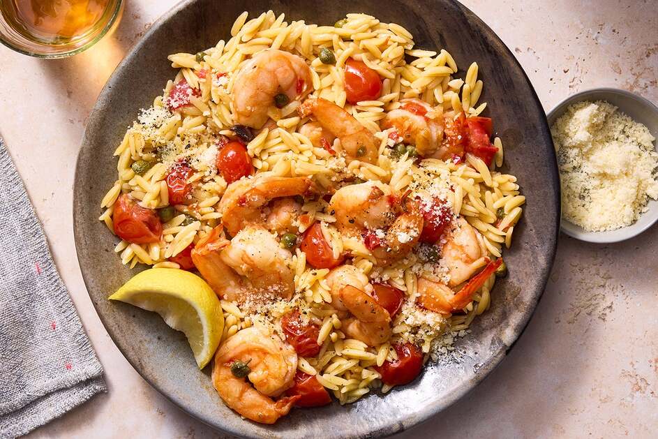 Calabrian Shrimp & Orzo