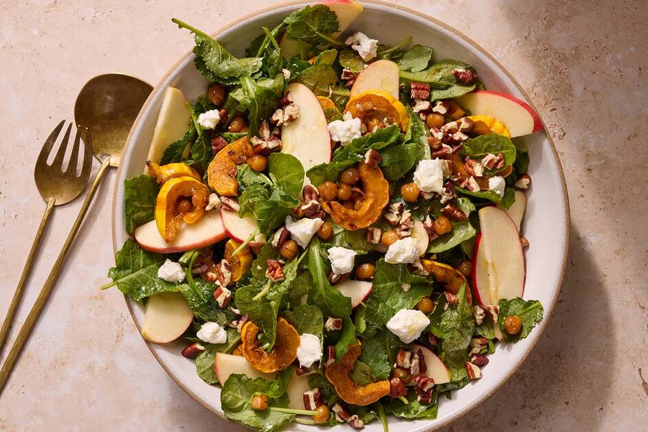 Fall Baby Kale & Apple Salad