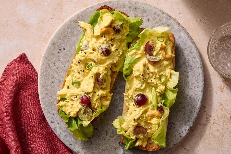 Curry Chicken Salad Sandwiches