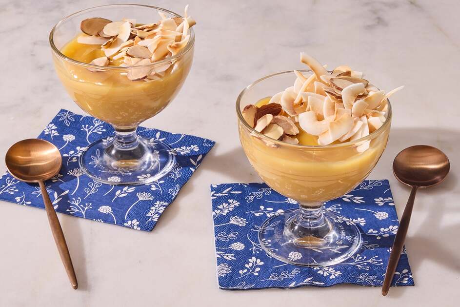 White Chocolate & Tropical Fruit Pudding
