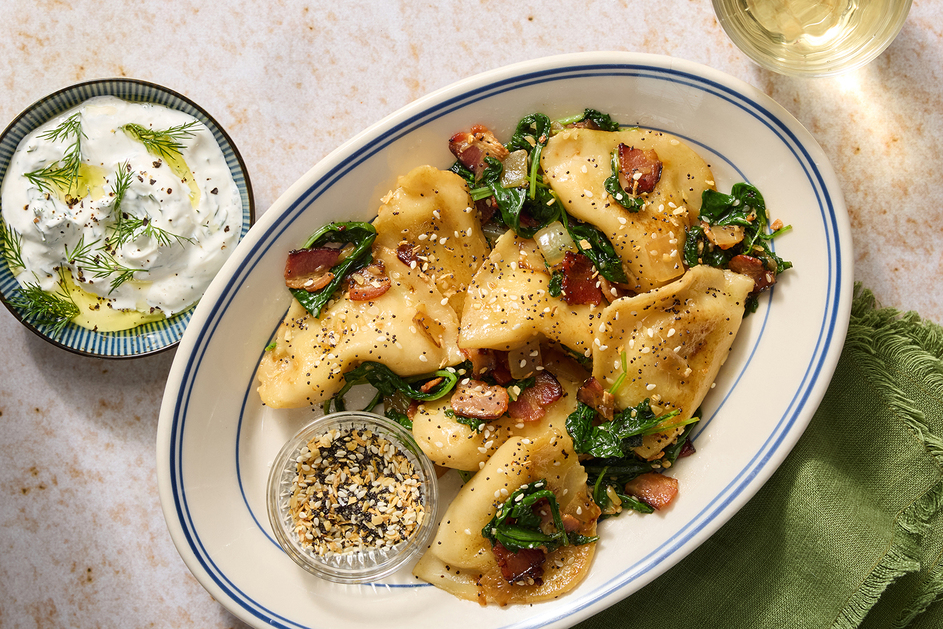 Everything Bagel Potato Pierogies