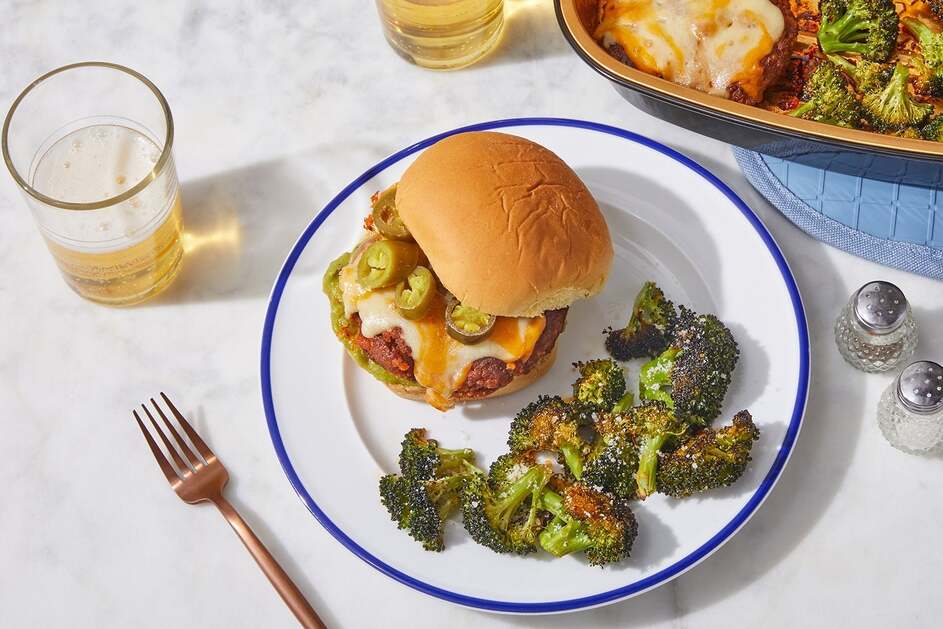 Oven-Baked Chorizo Cheeseburgers