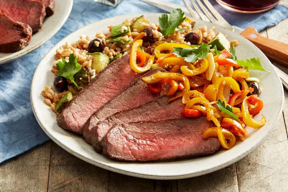 Roasted Beef & Farro Salad