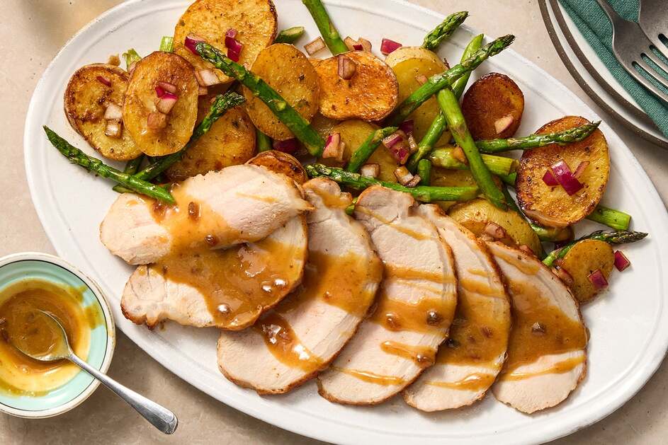 Sheet Pan Spice-Rubbed Pork Roast