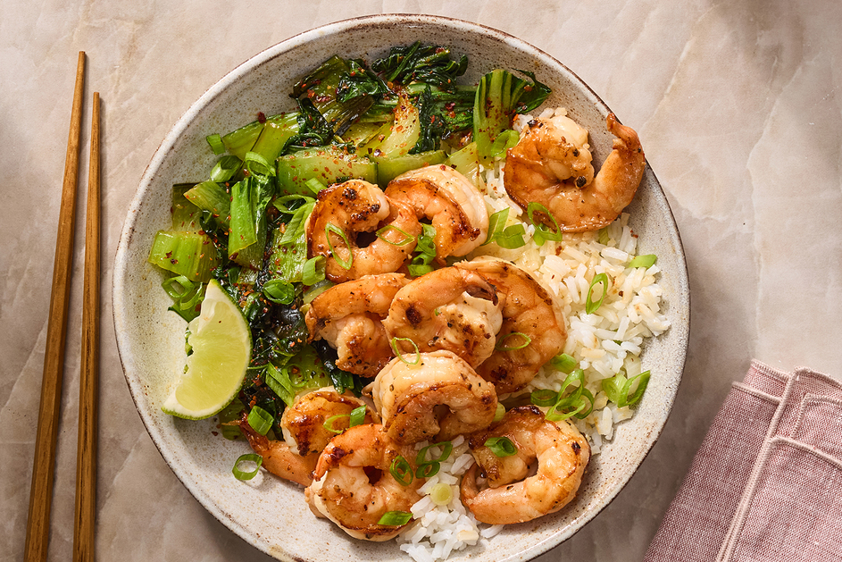 Ponzu Shrimp & Scallion Rice