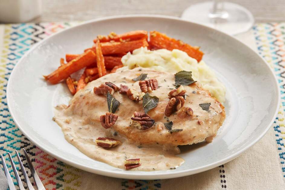 Seared Chicken & Sage Gravy