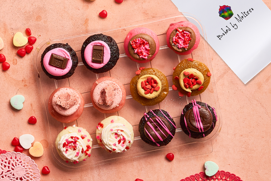 Valentine's Day Bite-Size Cupcakes