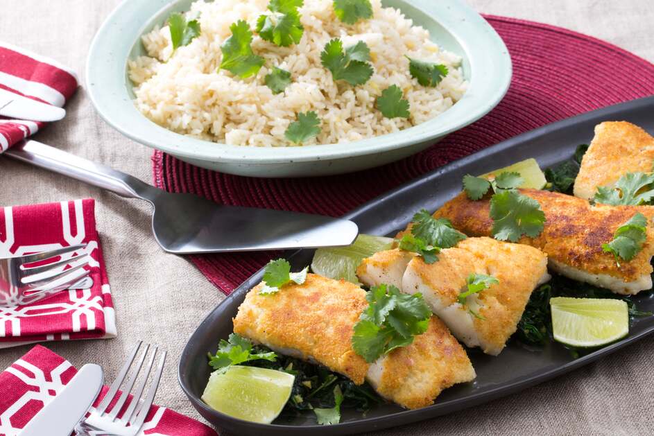 Almond-Crusted Cod