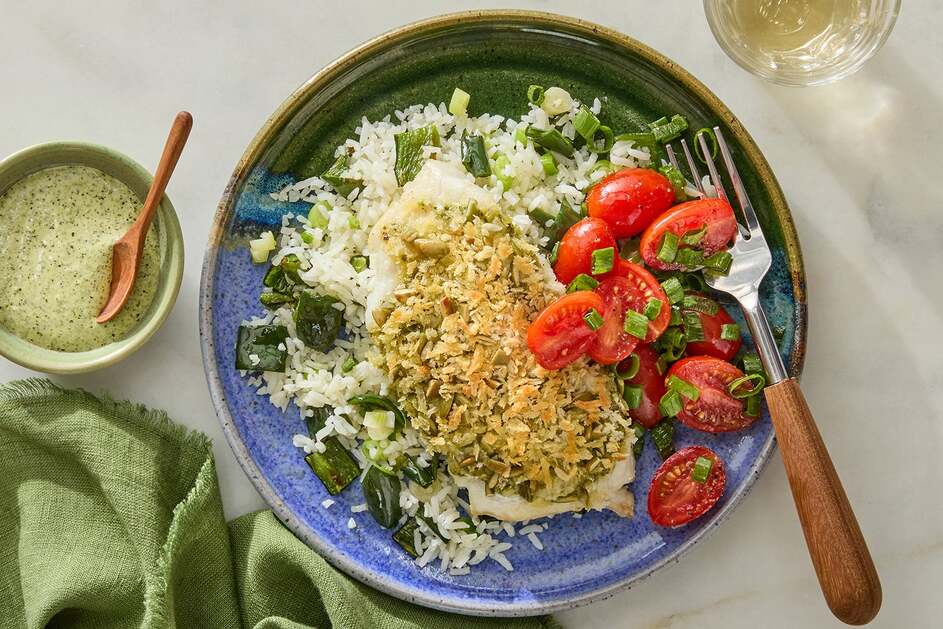 Pepita-Crusted Cod