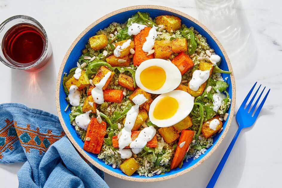 Shawarma-Spiced Vegetable & Couscous Bowls