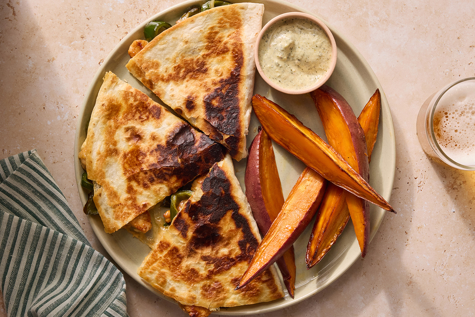Chicken & Poblano Quesadillas