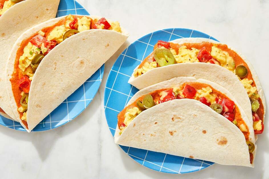 Smoked Gouda Breakfast Tacos