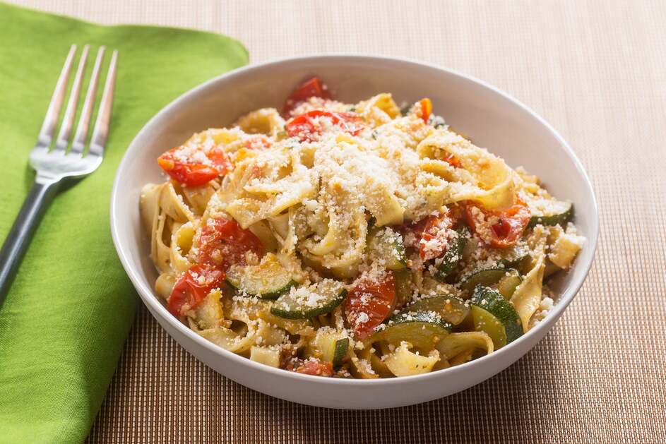 Fresh Basil Fettuccine