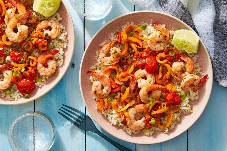 Spicy Veracruz-Style Shrimp