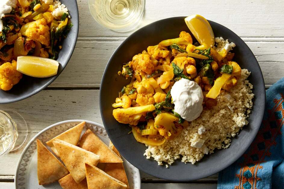 Chickpea & Cauliflower Tagine