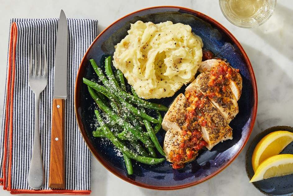 Italian Chicken & Pepper Pan Sauce