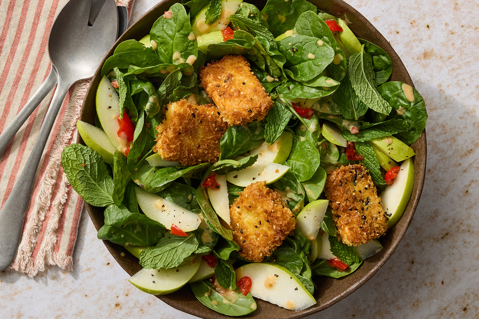 Fried Feta Salad