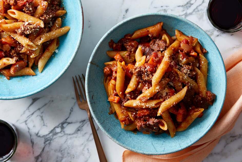 Penne Pasta & Beef Bolognese