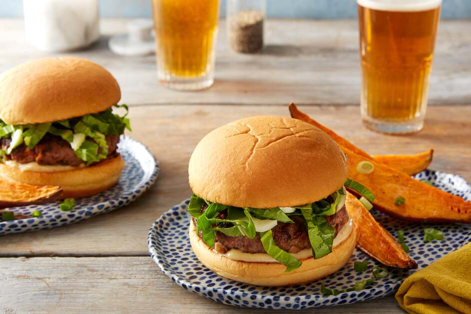 Shiitake & Hoisin Beef Burgers