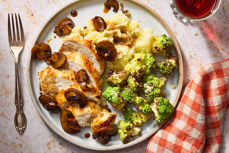 Sweet & Tangy Mushroom Agrodolce Chicken
