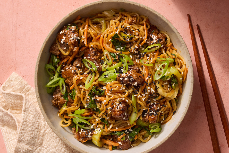 Sweet & Spicy Beef Noodles
