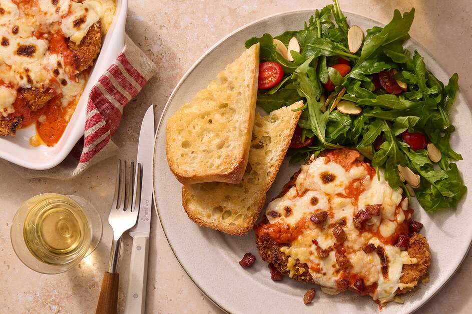 Chicken Parm & Crispy Pancetta