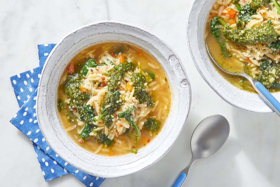 Lemon Orzo Soup