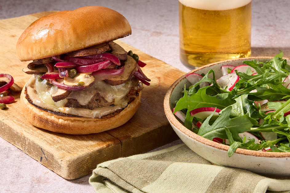 Deluxe Truffle & Fontina Prime Beef Burgers