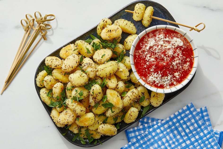 Crispy Garlic Gnocchi