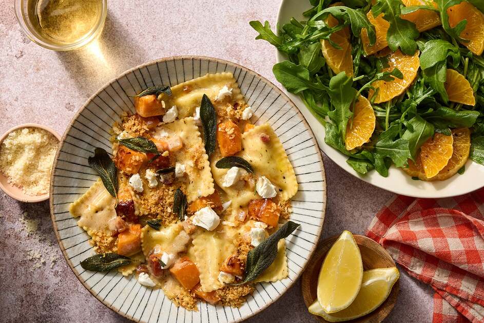 Ravioli in Brown Butter Sage Sauce