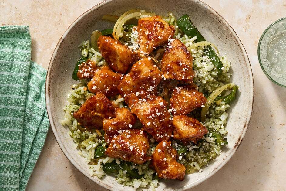 Chipotle Glazed Crispy Chicken Bites