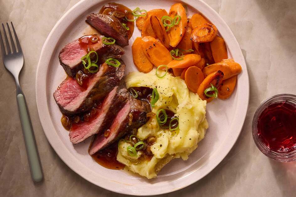 Flank Steaks & Tangy Homemade Steak Sauce