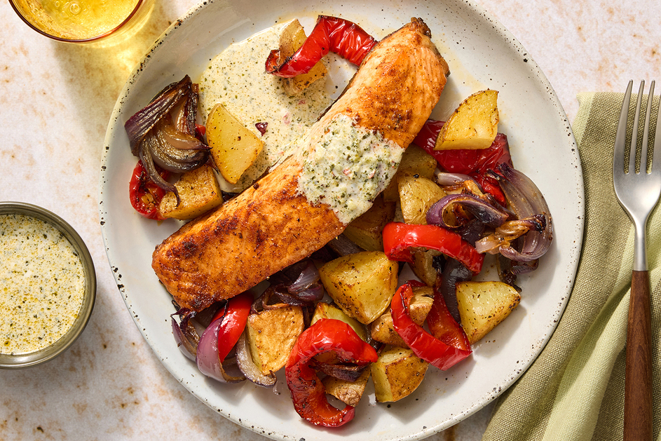Sheet Pan Chimichurri Salmon