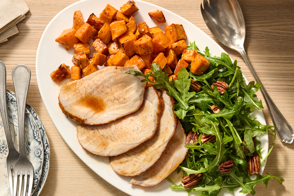 Roasted Cajun Pork & Sweet Potatoes