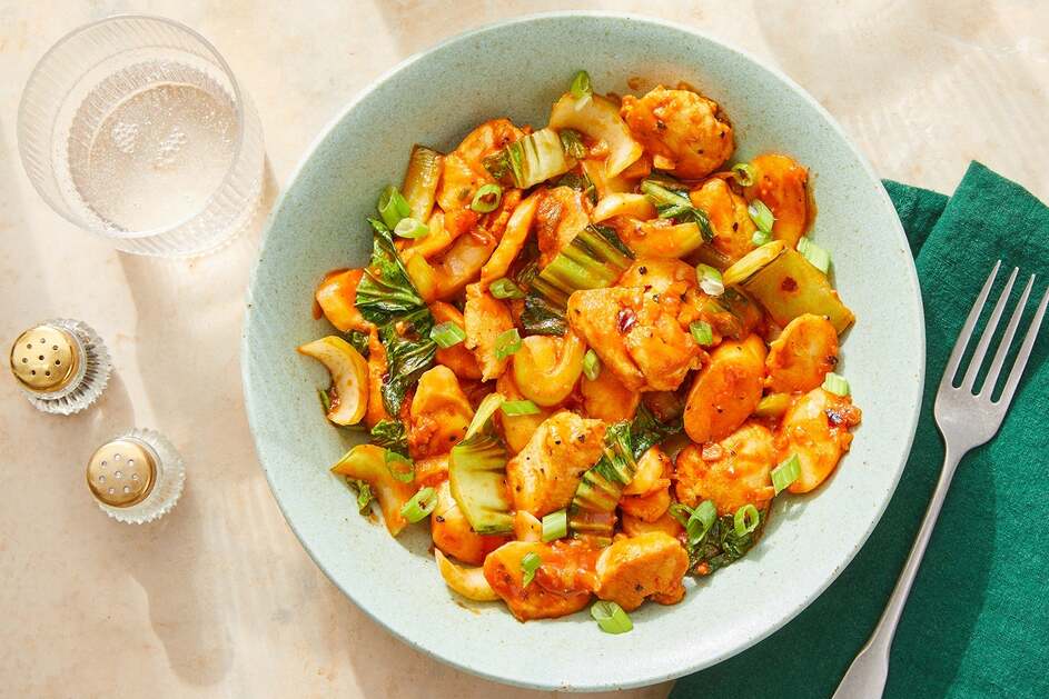 Korean-Style Fire Chicken