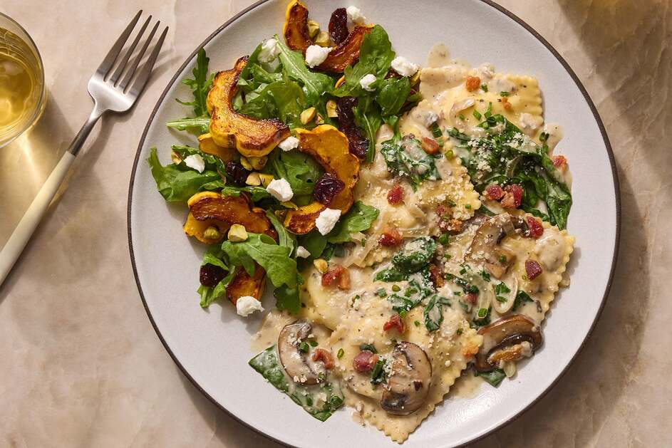 Five Cheese Ravioli & Truffle Sauce