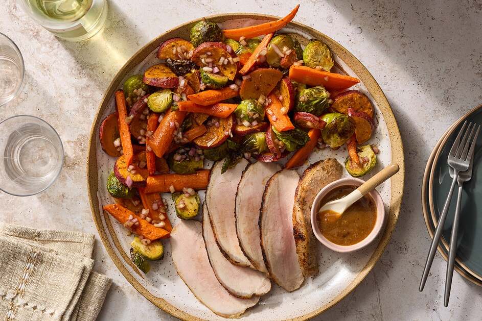 Sheet Pan Spice-Rubbed Pork Roast