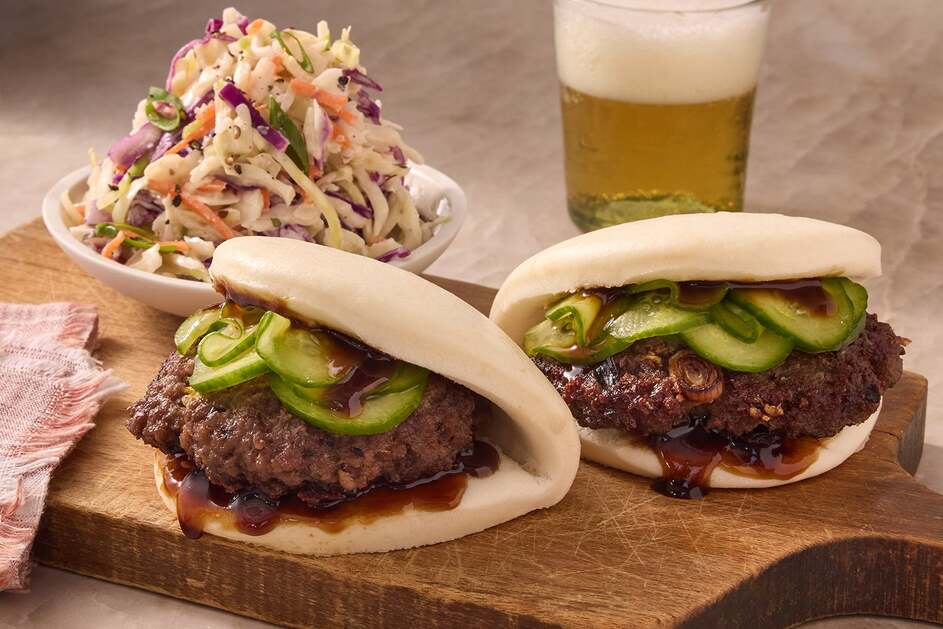 Beef Bao Buns & Hoisin Sauce