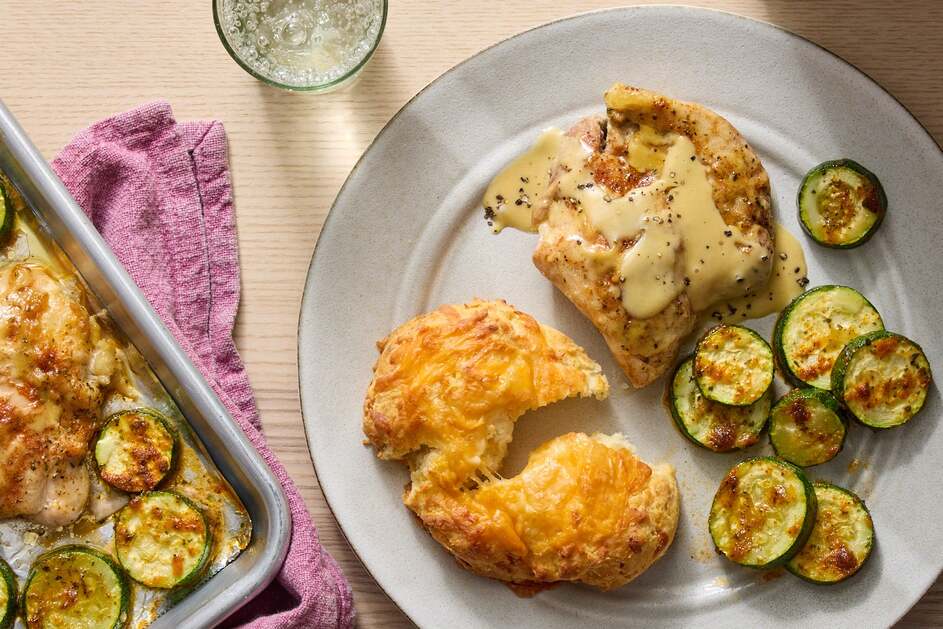 Sheet Pan Honey Mustard Chicken Thighs