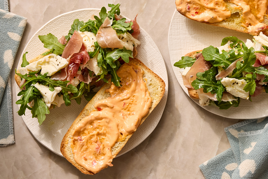 Prosciutto & Mozzarella Sandwiches