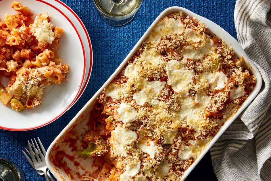 Baked Ditali & Creamy Tomato Sauce